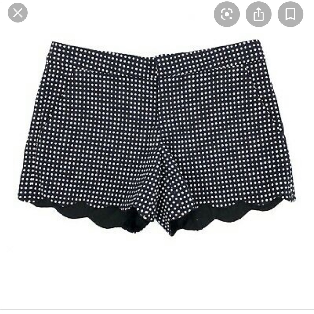 Black and White Polka Dot Women's Shorts